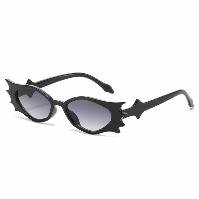 Vintage Oval Cat Eye Sunglasses for Women – Trendy Gradient Driving Shades