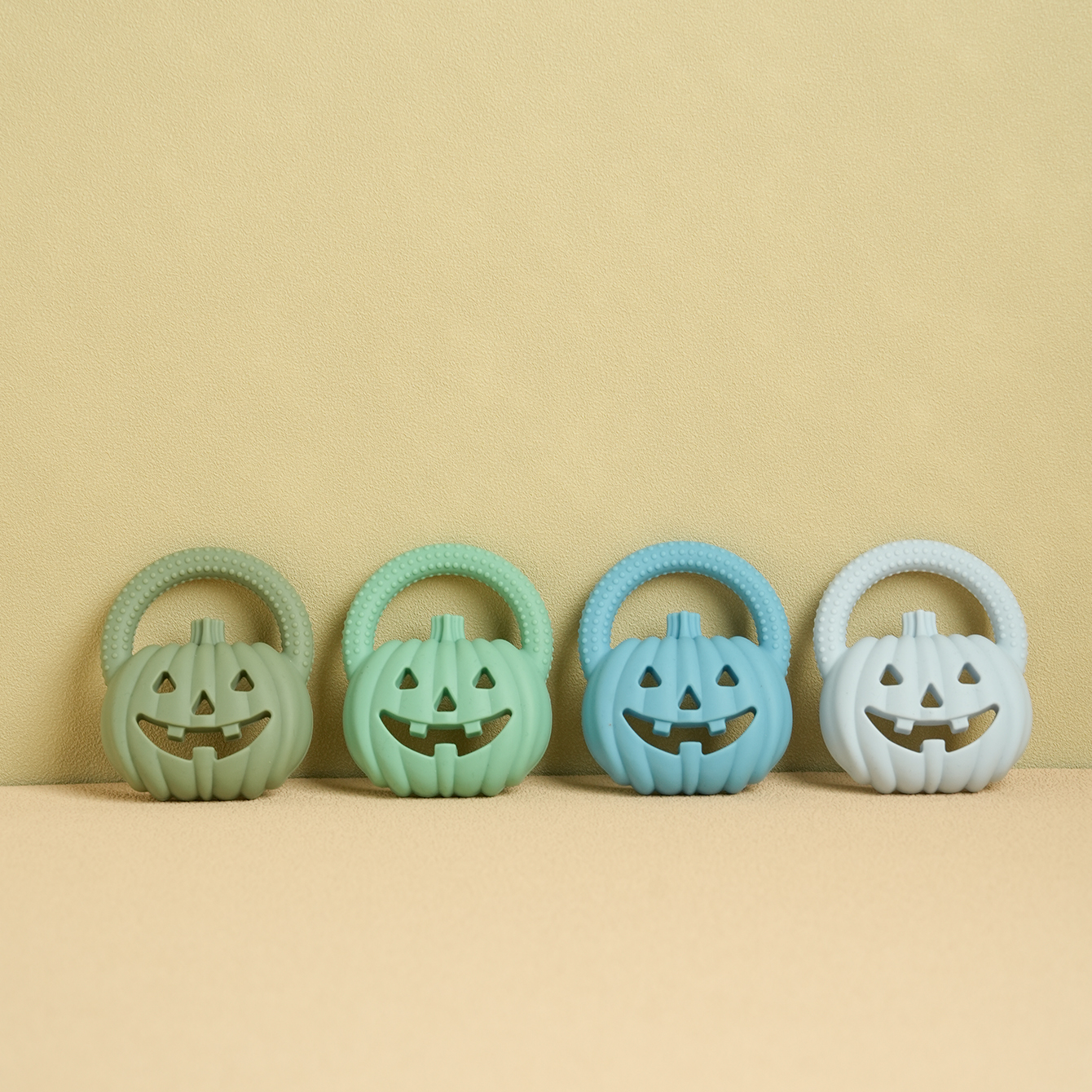 Silicone Pumpkin Teether Toy for Babies 0-12 Months – Safe & Soothing - Image 4