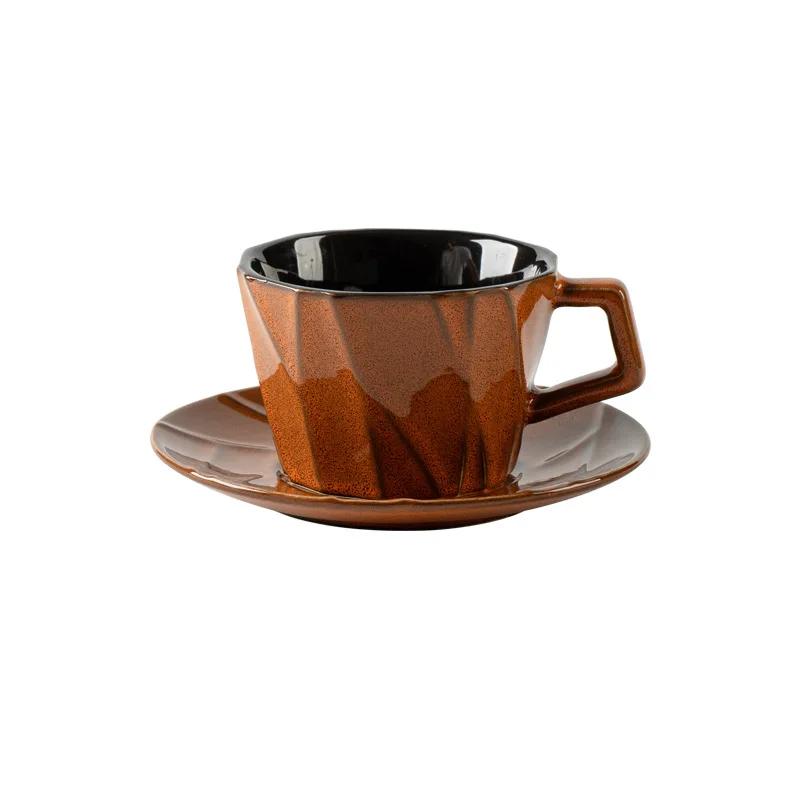 Cup with saucer Brown