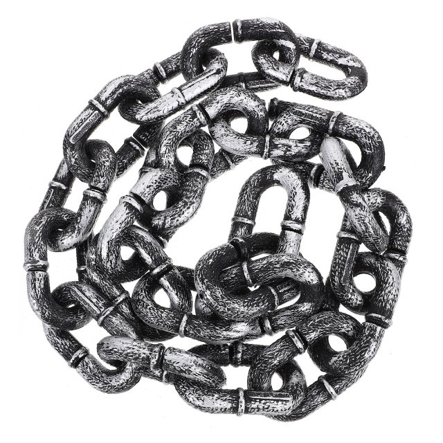 1M Halloween Decorative Simulated Iron Chain - Lightweight Plastic Party Accessory