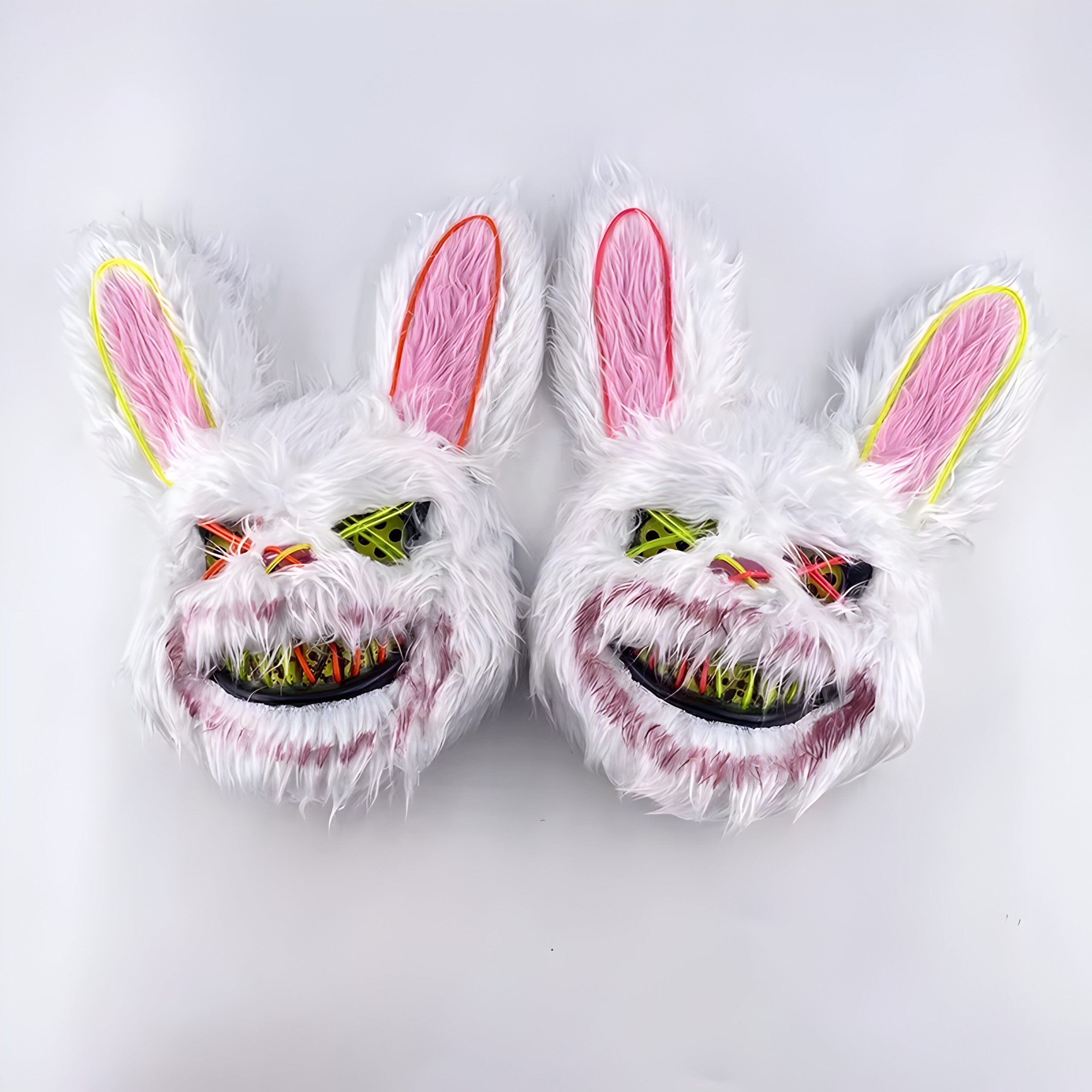 Glow LED Bunny Mask - Light Up Rabbit Mask for Cosplay and Parties - Image 5