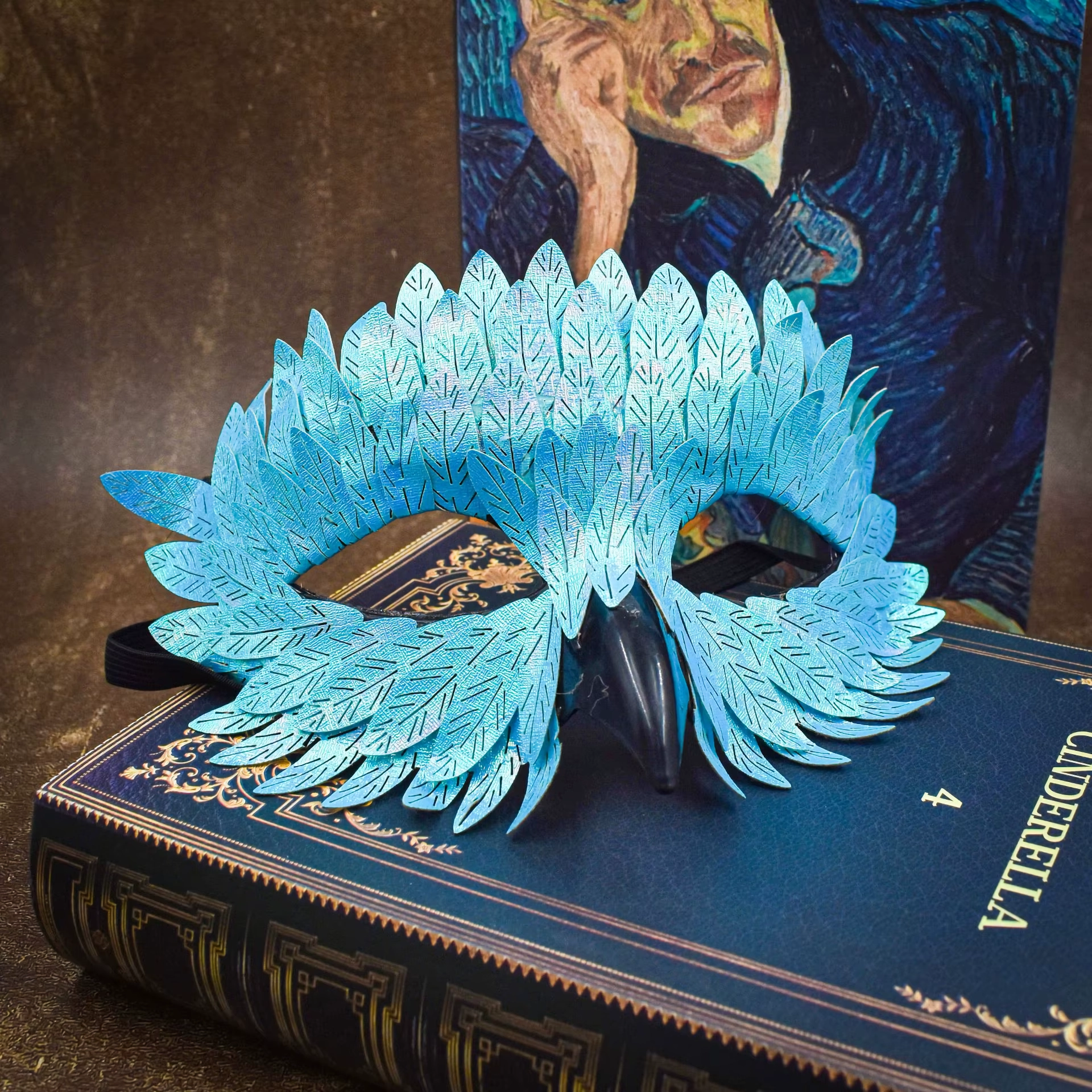 Eagle Bird Beak Half Face Mask for Cosplay & Costume Parties