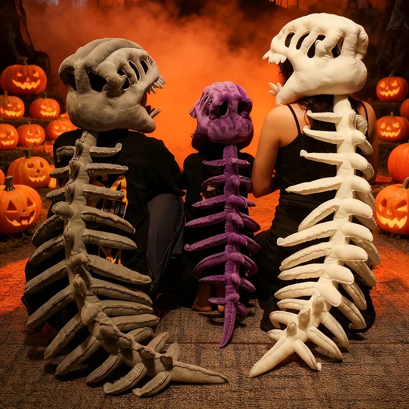 75/115 Inch Dinosaur Skeleton Costume - Image 2