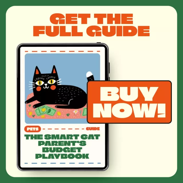 The Smart Cat Parent’s Budget Playbook | Digital Guide for Budgeting for Cat Expenses | Cat Owner eBook on Saving, Planning & Pet Finance Tips